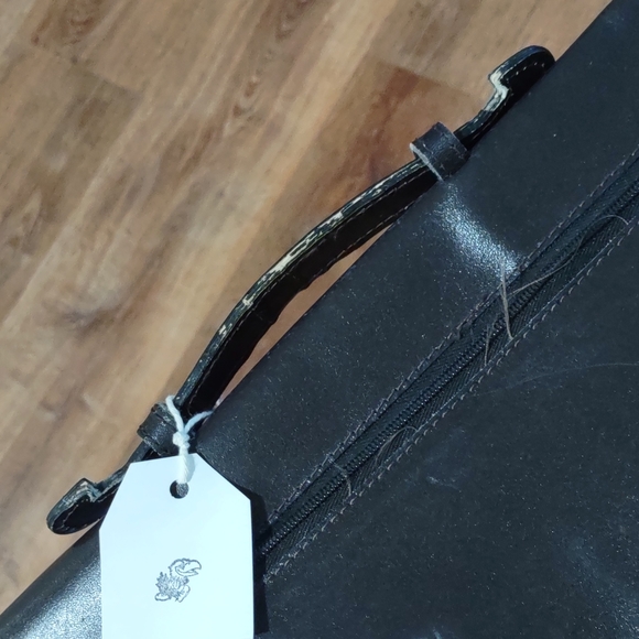 💼 Split Cowhide briefcase/bag with key - Picture 9 of 13